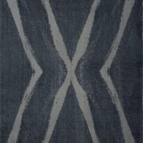 LA Dole Vancouver Shag 6'5" x 9'5" Rectangle Area Rug - Grey