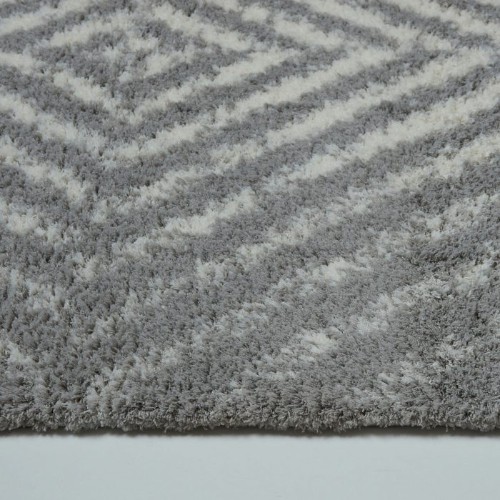 LA Dole Whistler Shag 5'2" x 7' Rectangle Area Rug - Grey