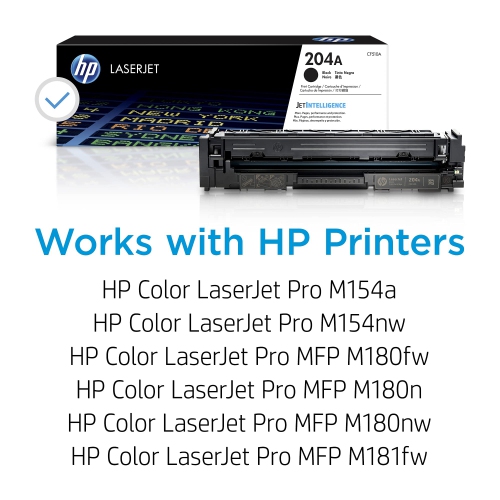 HP 204A Black Original LaserJet Toner Cartridge