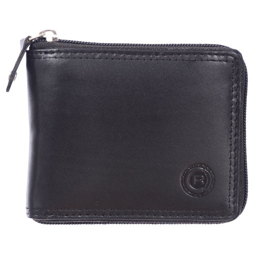 Club Rochelier Traditional Leather Bi-fold Wallet - Black (44300 ...