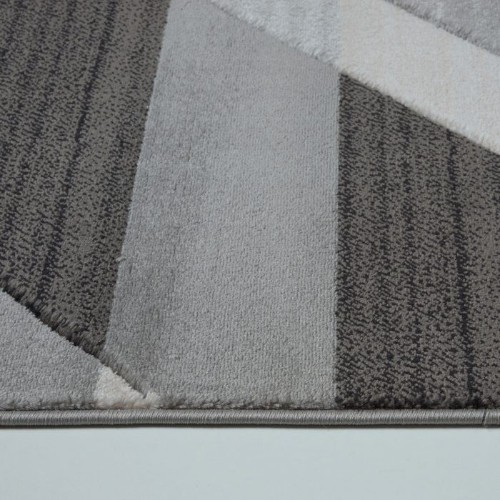 LA Dole Oakridge 7'10" x 10'6" Rectangle Area Rug - Grey/Black