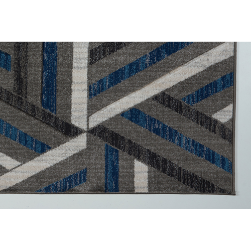 LA Dole Park 6'5" x 9'5" Rectangle Area Rug - Grey