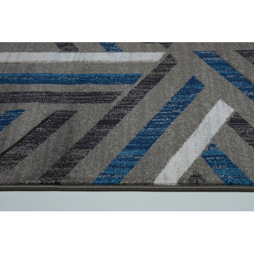 LA Dole Park 6'5" x 9'5" Rectangle Area Rug - Grey