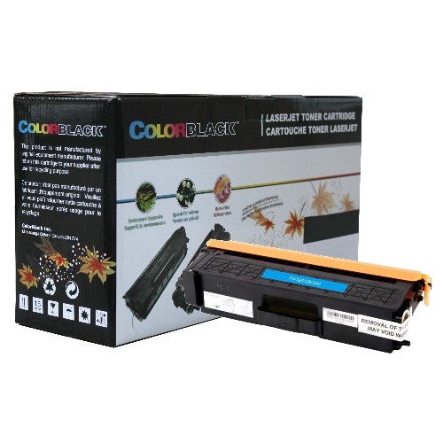 COLORBLACK  ® Tb336C Premium Compatible Brother Tn336 Tn336C Toner Cartridge for Hl-L8350CDw, Mfc-L8600CDw, Mfc-L8850CDw In Cyan