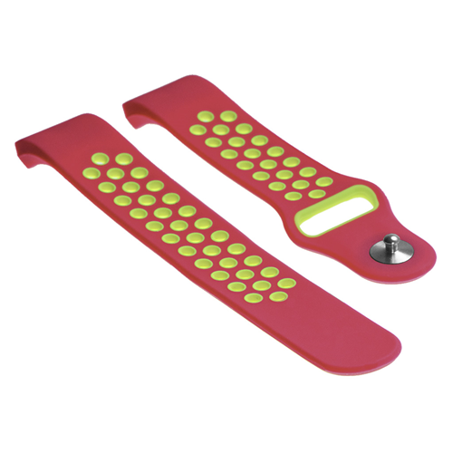 Fitbit Charge 2 Silcone Sport Long Strap in Pink and Green