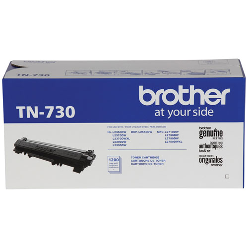 Encre en poudre noire pour télécopieur TN730 de Brother