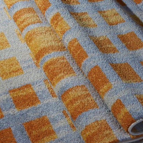 Grand Square Yellow Area Rug