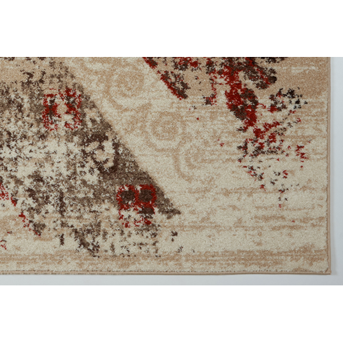 LA Dole Dixie Rectangle Area Rug - Orange