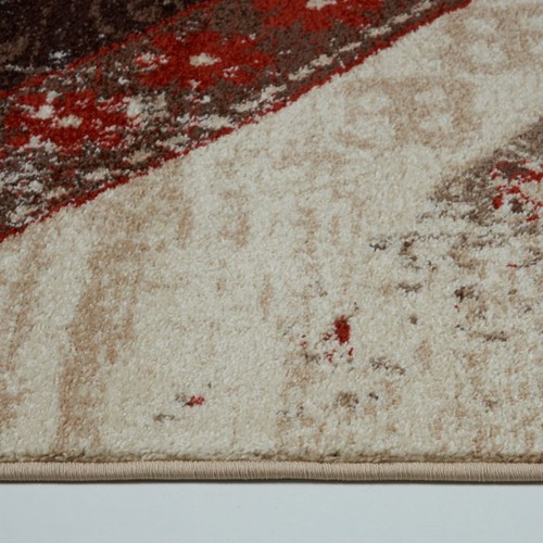 LA Dole Dixie Rectangle Area Rug - Orange