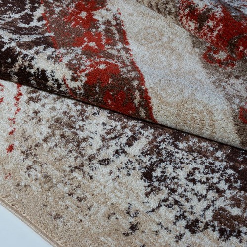 LA Dole Dixie Rectangle Area Rug - Orange