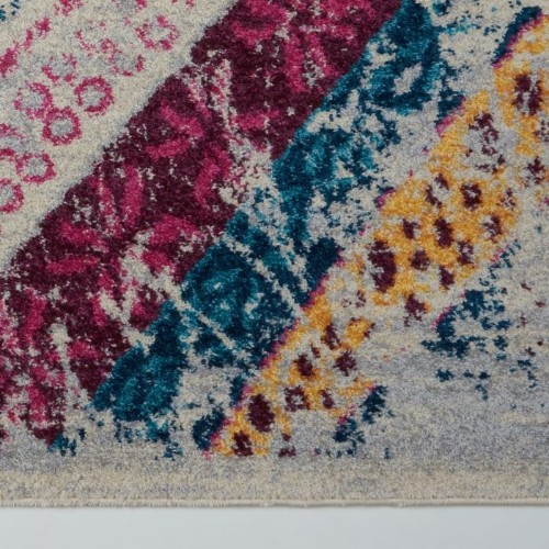 LA Dole Centrepoint Rectangle Area Rug - Cream