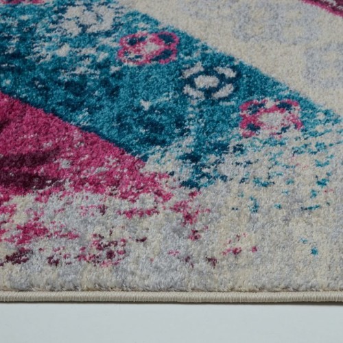 LA Dole Centrepoint Rectangle Area Rug - Cream