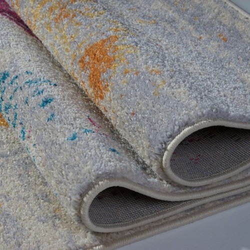 LA Dole Centrepoint Rectangle Area Rug - Cream