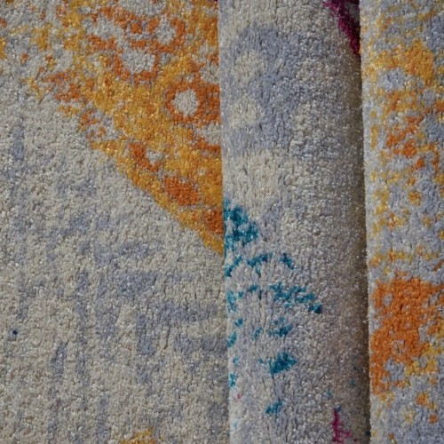 LA Dole Centrepoint Rectangle Area Rug - Cream