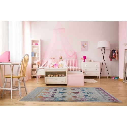 LA Dole Centrepoint Rectangle Area Rug - Cream