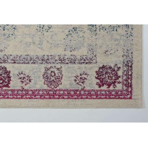 LA Dole Centrepoint Rectangle Area Rug - Cream