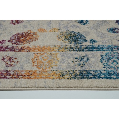 LA Dole Centrepoint Rectangle Area Rug - Cream