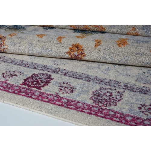 LA Dole Centrepoint Rectangle Area Rug - Cream