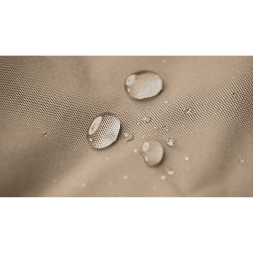 Dotcom Brava Contemporary Polyester Pouf - Khaki