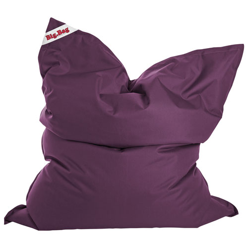 Big Bag Brava Contemporary Bean Bag Chair - Purple