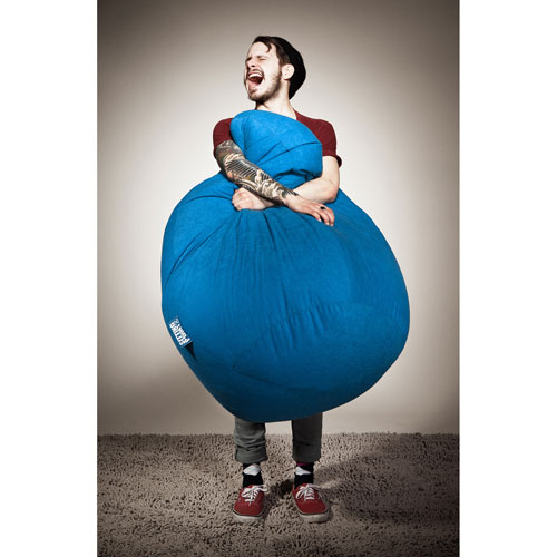 Fauteuil poire contemporain Easy - Bleu