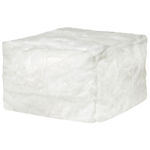 Fauteuil poire contemporain Loft Winterfell - Blanc