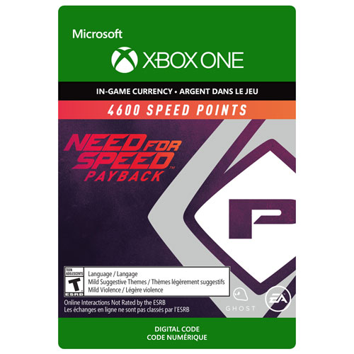 Need for Speed Payback 4600 Speed Points - Digital Download