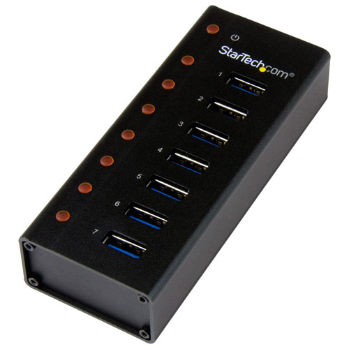 StarTech 7-Port USB 3.0 Hub with Wall-Mount Bracket