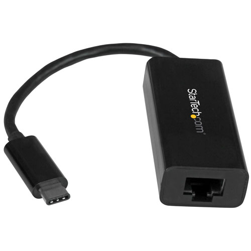 Adaptateur USB-C/Thunderbolt 3 vers réseau Ethernet Gigabit de StarTech