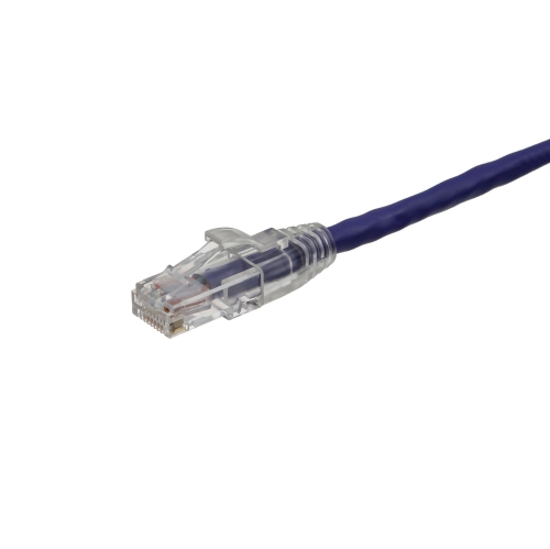 Axiom – Câble de raccordement moulé Cat6 550 mhz de 7 pi de mémoire, violet