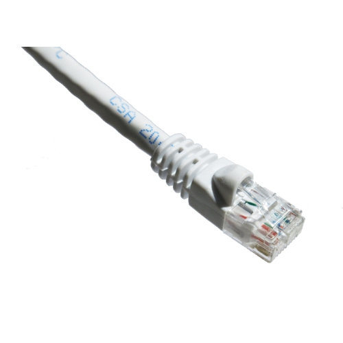 Axiom Memory 5ft Cat6 550mhz Molded Boot Patch Cable - White -