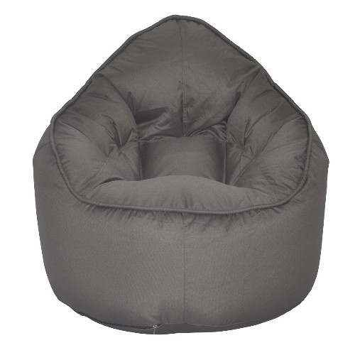 Modern Bean Bag The Pod Bean Bag Chair Grey Kids & Teens Chairs