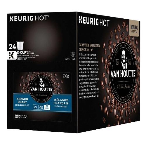 Dosettes K-Cup de café noir mélange français Van Houtte, paq. 96