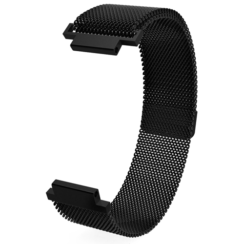 Milanese Mesh Loop for Garmin Vivoactive and Approach S2 S4 in Matte Black