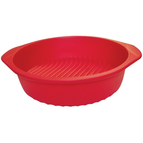 La Patisserie Silicone 9 Inch Round Pan- Red
