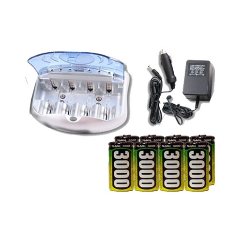V-2299 Universal Smart Charger + 8 C AccuPower NiMH Batteries