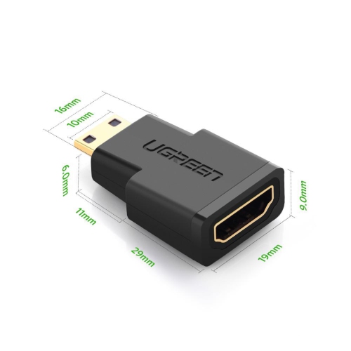 UGREEN Mini HDMI Male Type C to HDMI Female Adapter Gold Plated
