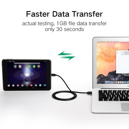 UGREEN USB 2.0 Type A Male to USB 3.1 Type-C Male Charge Sync Cable 2822AWG, Gold-plated