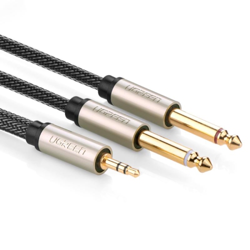UGREEN 3.5MM to Dual 6.5MM Audio Cablepure copper wire core15U gold-plated, OD 4.5MM
