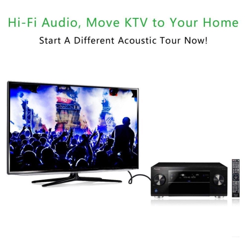 UGREEN 3.5MM to Dual 6.5MM Audio Cablepure copper wire core15U gold-plated, OD 4.5MM