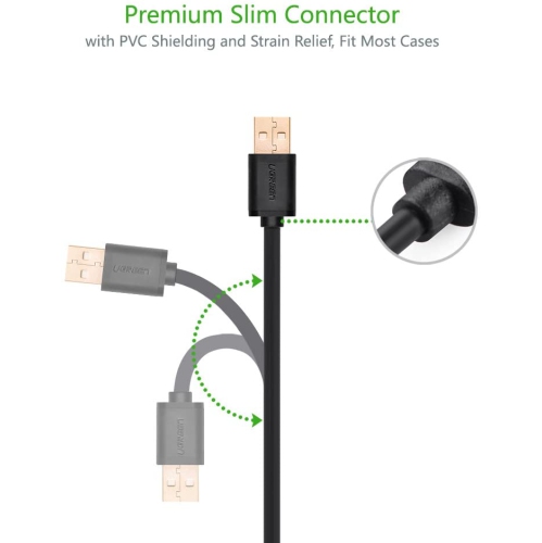 UGREEN 10837 1.5 m Micro USB B USB A Black Mobile Phone Cable