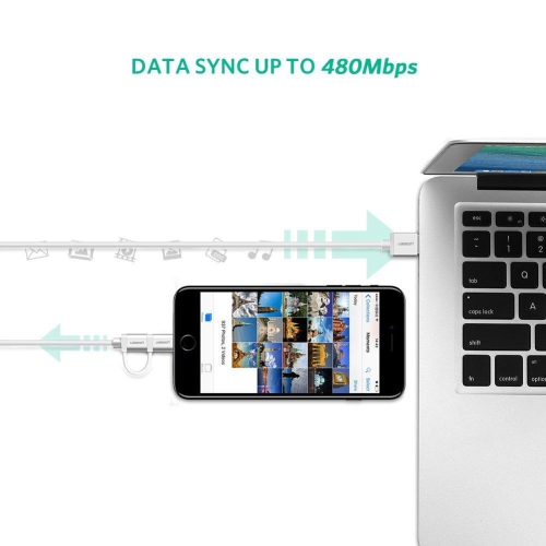 UGREEN Micro-USB to USB Cable with Lightning Adapter