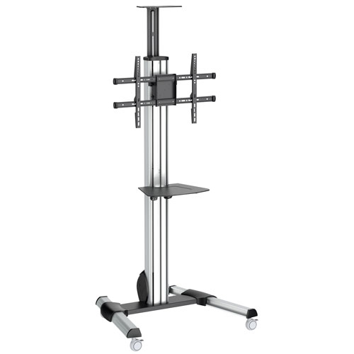 StarTech Standard TV Cart - Black/Silver