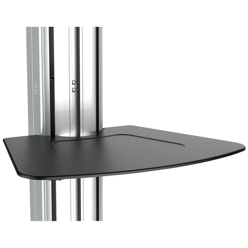 StarTech Standard TV Cart - Black/Silver