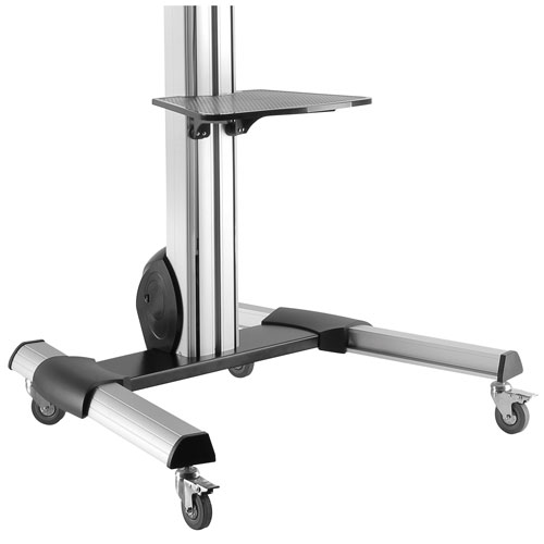 StarTech Standard TV Cart - Black/Silver