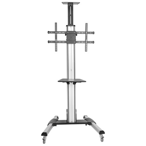 StarTech Standard TV Cart - Black/Silver