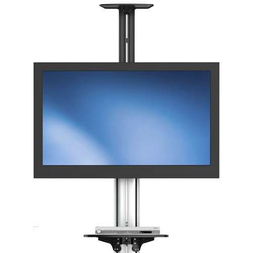 StarTech Standard TV Cart - Black/Silver