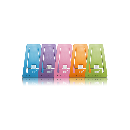 PQI i-Cable Charging and Sync Stand for Apple Lightning Devices - Orange Edition