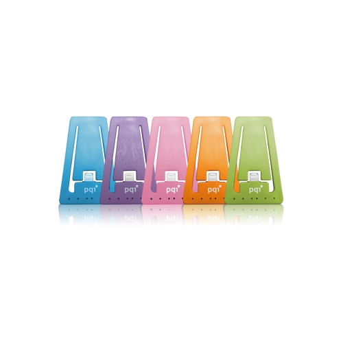 PQI i-Cable Charging and Sync Stand for Apple Lightning Devices - Pink Edition