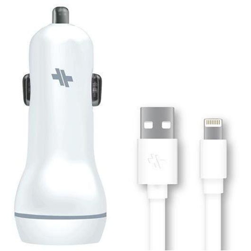 CHARGEUR universel de 3,4a avec câble d’éclairage de SWISS dualport scdc34u-b